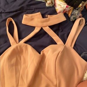 NWT Pink choker dress